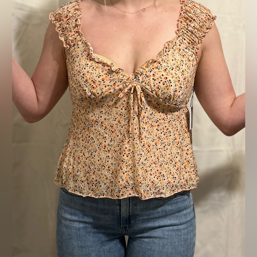 Peach summer top